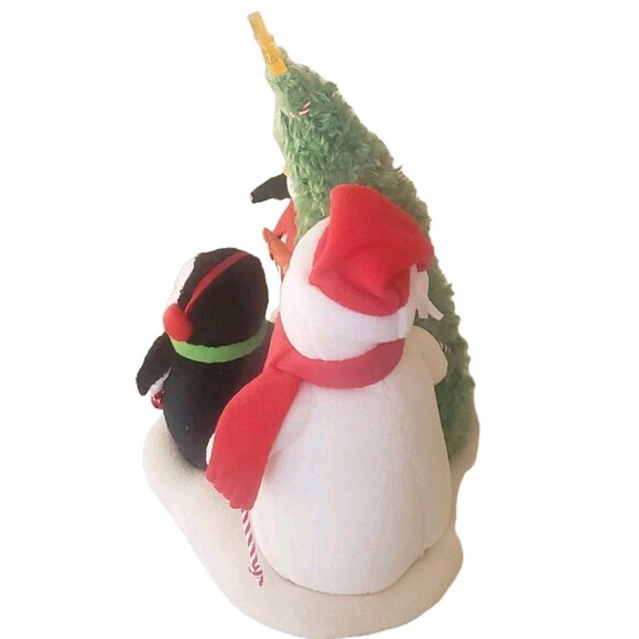 2006 Hallmark Jingle Pals Very Merry Trio Snowman Penguin Christmas Tree - Picture 8 of 13